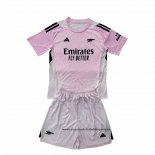 Camiseta Arsenal Portero Nino 25-26 Rosa