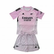 Camiseta Arsenal Portero Nino 25-26 Rosa
