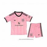 Camiseta Manchester United Portero Nino 25-26 Rosa