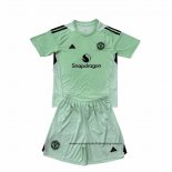 Camiseta Manchester United Portero Nino 25-26 Verde