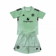 Camiseta Manchester United Portero Nino 25-26 Verde