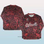 Camiseta Palestina Special 25-26 Manga Larga Rojo