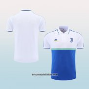 Camiseta Polo del Juventus 22-23 Blanco y Azul