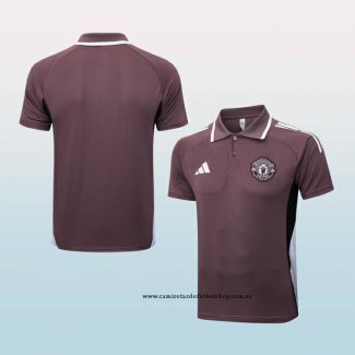 Camiseta Polo del Manchester United 25-26 Marron