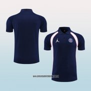 Camiseta Polo del Paris Saint-Germain Jordan 22-23 Azul Marino