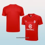 Camiseta de Entrenamiento AC Milan 23-24 Rojo