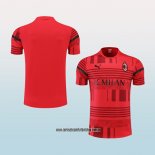 Camiseta de Entrenamiento AC Milan 22-23 Rojo