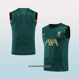 Camiseta de Entrenamiento Liverpool 22-23 Sin Mangas Verde