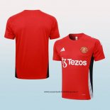 Camiseta de Entrenamiento Manchester United 24-25 Rojo