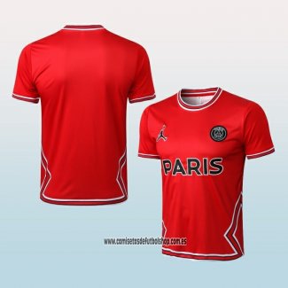 Camiseta de Entrenamiento Paris Saint-Germain Jordan 22-23 Rojo