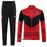 Chandal de Chaqueta del AC Milan 22-23 Rojo