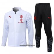 Chandal de Chaqueta del AC Milan 23-24 Blanco