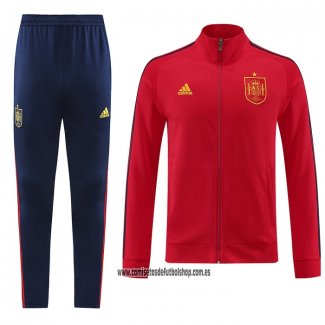 Chandal de Chaqueta del Espana 22-23 Rojo