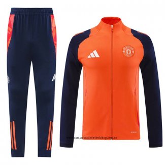 Chandal de Chaqueta del Manchester United 24-25 Naranja