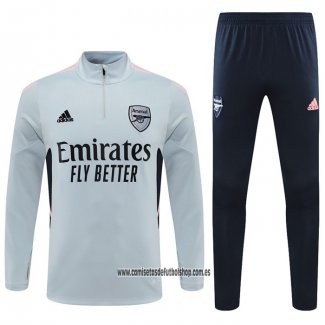 Chandal de Sudadera del Arsenal 22-23 Gris