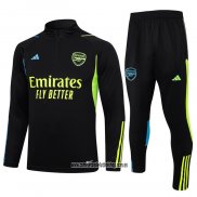 Chandal de Sudadera del Arsenal Nino 23-24 Negro