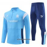 Chandal de Sudadera del Olympique Marsella 23-24 Azul