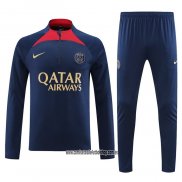 Chandal de Sudadera del Paris Saint-Germain 23-24 Azul