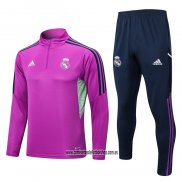 Chandal de Sudadera del Real Madrid 22-23 Purpura