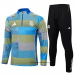 Chandal de Sudadera del Real Madrid 25-26 Azul Verde