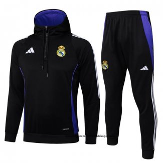 Chandal de Sudadera del Real Madrid Nino 24-25 Negro