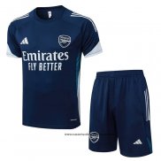 Chandal del Arsenal 25-26 Manga Corta Azul Gris - Pantalon Corto