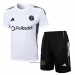 Chandal del Inter Miami 25-26 Manga Corta Blanco - Pantalon Corto