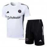 Chandal del Inter Miami 25-26 Manga Corta Blanco - Pantalon Corto