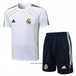 Chandal del Real Madrid 25-26 Manga Corta Blanco - Pantalon Corto