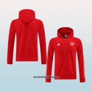 Chaqueta con Capucha del Arsenal 22-23 Rojo