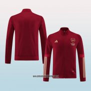 Chaqueta del Arsenal 23-24 Rojo Oscuro