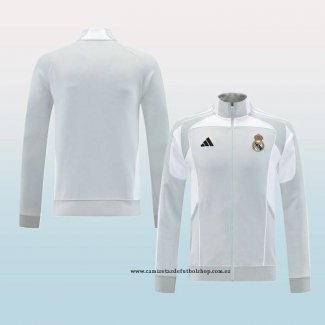 Chaqueta del Real Madrid 25-26 Blanco Gris