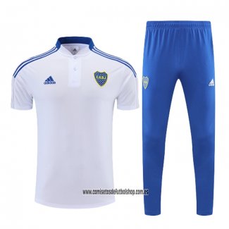 Conjunto Polo del Boca Juniors 22-23 Blanco