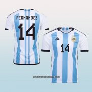 Jugador Primera Camiseta Argentina Fernandez 2022