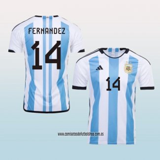 Jugador Primera Camiseta Argentina Fernandez 2022