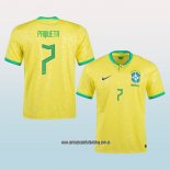 Jugador Primera Camiseta Brasil Paqueta 2022