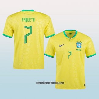 Jugador Primera Camiseta Brasil Paqueta 2022