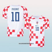 Jugador Primera Camiseta Croacia Modric 2022