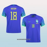 Jugador Segunda Camiseta Brasil Antony 2022
