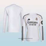 Primera Camiseta Real Madrid 25-26 Manga Larga