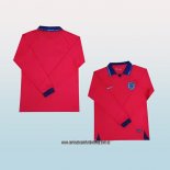 Segunda Camiseta Inglaterra 2022 Manga Larga