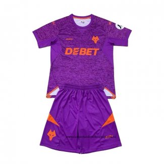 Tercera Camiseta Wolves Portero Nino 24-25