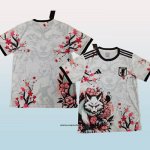 Camiseta Japon Anime 25-26 Blanco Rojo Tailandia