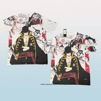 Camiseta Japon Anime ONE PIECE 25-26 Blanco Tailandia