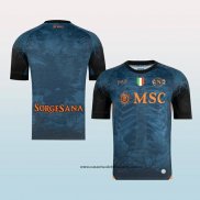 Camiseta Napoli Halloween 25-26 Azul Tailandia