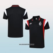 Camiseta Polo del AC Milan 23-24 Negro