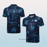 Camiseta Polo del Chelsea 24-25 Azul Oscuro