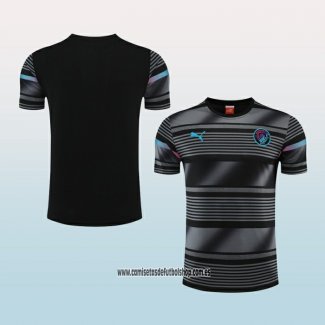 Camiseta de Entrenamiento Manchester City 22-23 Negro