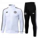 Chandal de Chaqueta del Alemania 125 Aniversario Nino 25-26 Blanco
