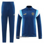 Chandal de Chaqueta del Manchester City 23-24 Azul